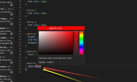 VS Code 取色器 插件 颜色选取