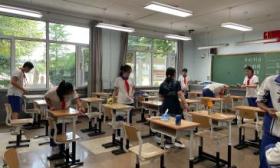 北京市京源学校高考考点布置完毕，共设17个考场、备用考场3个