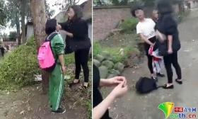 中学女生35秒内被掌掴14次 拍摄者劝路人快走