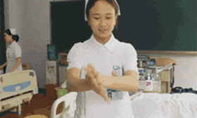 高校护理专业学生自制洗手表情包:为记知识点