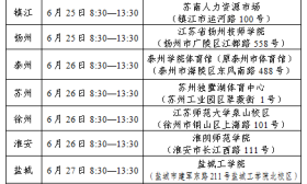 江苏省2018年系列高考考生职业生涯指导与志愿填报咨询会在这些城市等你面对面咨询！