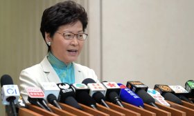 学生会成员开学典礼煽动“港独” 林郑：依法处理