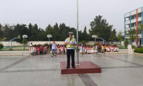 【校园安全】如皋下原小学举行2018年秋季开学典礼暨交通安全教育第一课