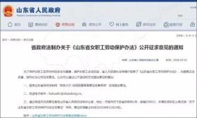 山东拟立法确定月经假：证明痛经或过多可休一两天