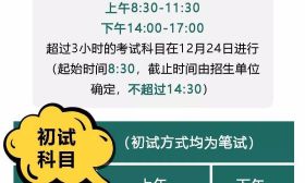 考研初试注意事项大合集来了，转给考生
