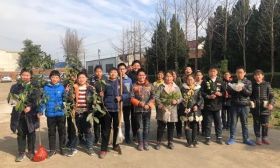白蒲镇蒲西小学：四季耕读实践活动之“种春天” 