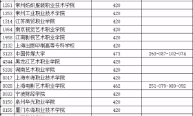 江苏省2019年普通高校招生体育类、艺术类高职（专科）平行院校志愿投档线
