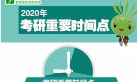 教育部发布《2020年全国硕士研究生招生考试公告》 