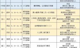 《金陵微校·牛课堂》2月16日课表来啦！