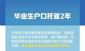 @高校毕业生，最新就业政策来了！