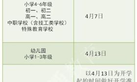 南通市明确分批次、错峰开学时间