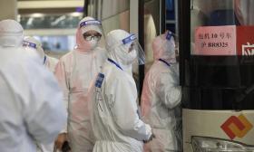 现场目击：180名未成年留学生乘包机抵达浦东机场，专业人员严阵以待