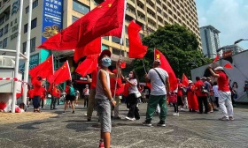 为祖国庆生，香港多所高校举行升旗仪式