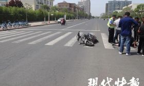 男子撞倒学生跑了，去医院一查自己颅内出血