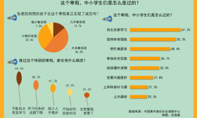 调查：六成受访中小学生家长感到身边多数孩子在寒假实现减负