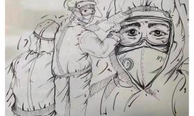 这些画，送给可爱可敬的辅导员老师