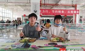 小长假的一日三餐，常州交通技师学院留校学生免费