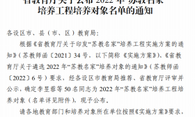 点赞！南京7名教师上榜2022“苏教名家”培养对象！