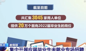从国家到地方 多措并举助力高校毕业生就业