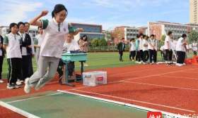 盐城外国语学校：全真模拟电子测试 检验学生体质健康