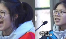 女生百日誓师发言表情难看？网友：网暴更难看！