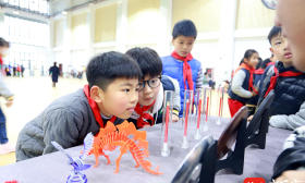 江苏信息职业技术学院组织小学生“进校园”开展工业研学活动