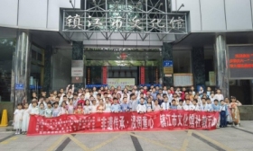 中山路中心幼儿园开展参观非遗文化展活动