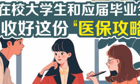 一图了然 ｜ @在校大学生和应届毕业生 请收好这份“医保攻略”