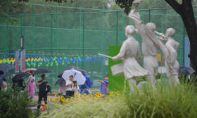 北京市少年宫雨中开课，新学期提供55个项目8000余优质学位