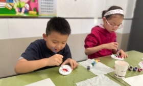 中山路小学大禹山校区举行手工制作活动
