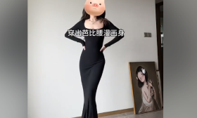 宿舍女生轮流试穿步步生莲裙，挨个到镜头前展示效果，最后一位出场太惊艳了