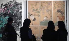 花鸟画主题创作展在北航开展，百余幅作品展现中国画之美