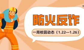 防火反诈进行时，消除隐患迎假期 | 一周校园动态（1.22—1.26）