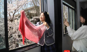 浪漫上线！东南大学最美樱花教室化身“染纺”