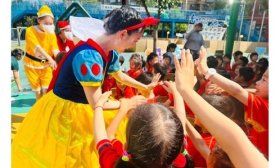 趣味涂鸦、音乐感知、体能游戏……童林堡幼儿园趣享六一嘉年华