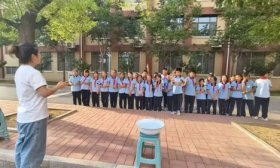 济南高新区黄金谷学校开展防溺水安全应急演练