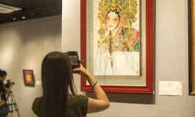 “漆线生辉——厦门漆线雕精品展”在南信大开幕