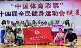 山东协和学院在山东省第十四届全民健身运动会健美操比赛中获佳绩