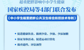 预防中小学生超重肥胖最新政策来了！