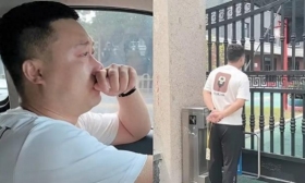 女儿第1天上幼儿园爸爸哭成泪人，提前感受了女儿出嫁的痛苦？