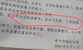 炸裂！中学要求学生“被欺凌决不能拍照录像”