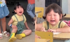 2千万粉丝网红萌娃体验上幼儿园：小肉包变小哭包，眼里没光了！