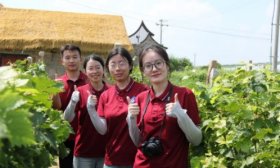 将青春写在祖国大地｜山科学子走进葡萄之乡看产业融合的大泽示范