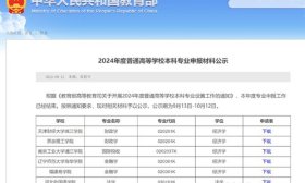 教育部最新公示！353所高校拟新增535个本科专业
