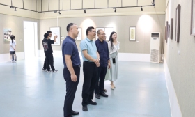 南京晓庄学院举办“丹青绘就新时代 翰墨书写新征程”书画展