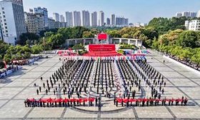 优秀！济南工程职业技术学院国旗护卫队获佳绩