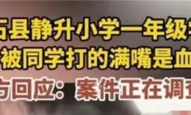 一年级女生被8个同学殴打后续！满嘴是血哭着求退学！官方回应了