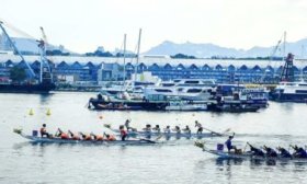 亚锦赛上9战全胜！聊城大学龙舟队夺下9金！
