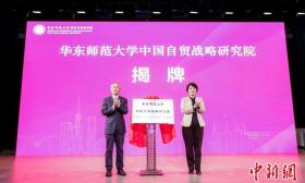 华东师范大学中国自贸战略研究院揭牌