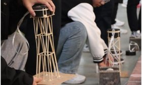 大、中学生同场竞技，山东建筑大学举办第七届力学框架挑战赛